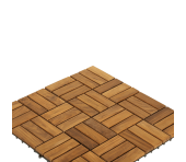 Flooring Tiles in Solid Teak Wood 