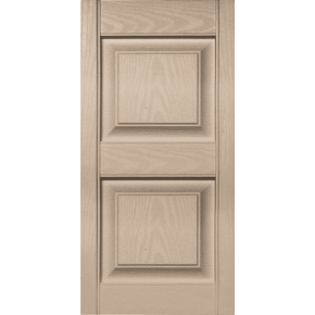 Vinyl Raised Panel Shutters